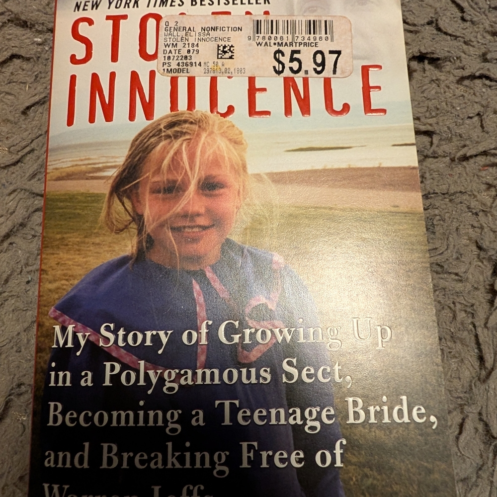 Stolen Innocence Paperback Book By Elissa Wall